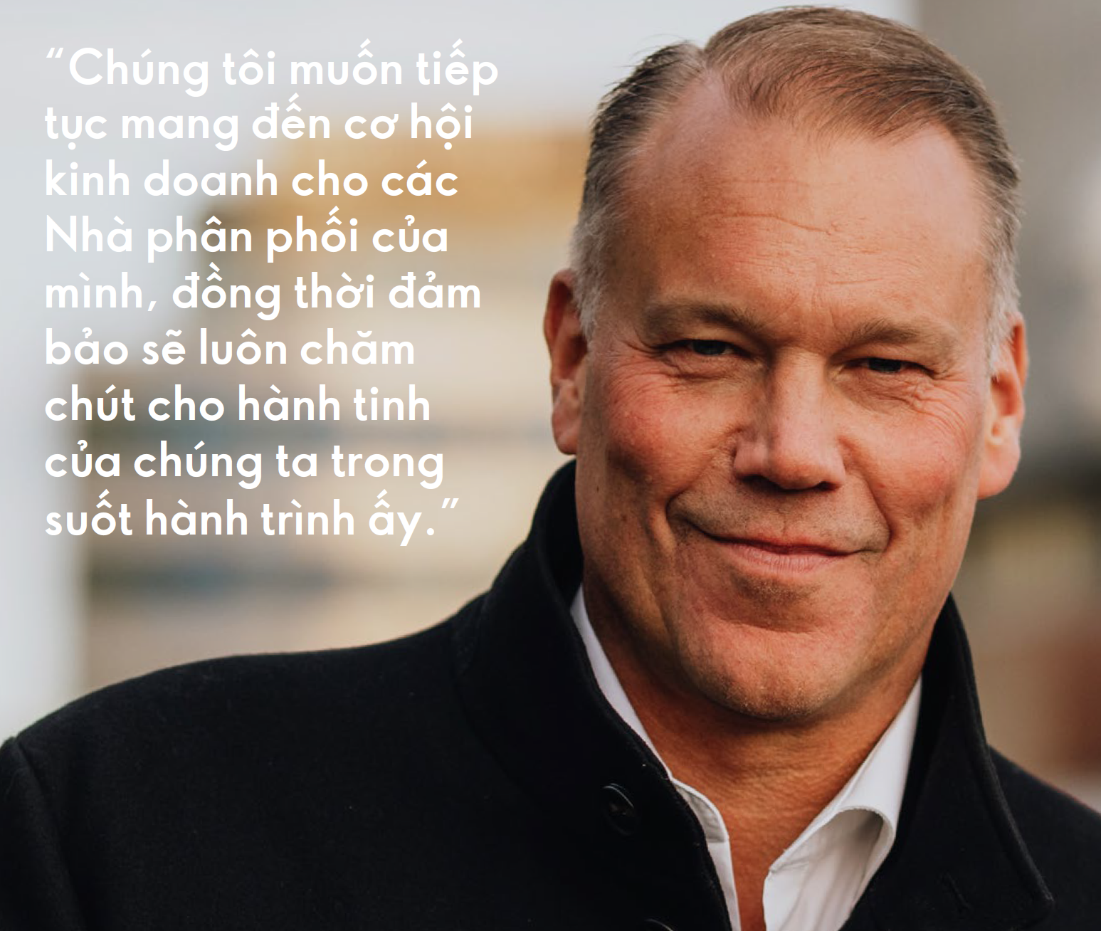 Chia sẻ từ ông Magnus Brännström, CEO của tập đoàn Oriflame