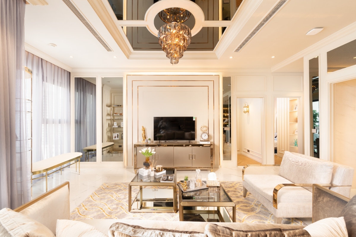 Trải nghiệm chất sống tinh hoa tầm cao tại căn hộ mẫu The Grand Manhattan.