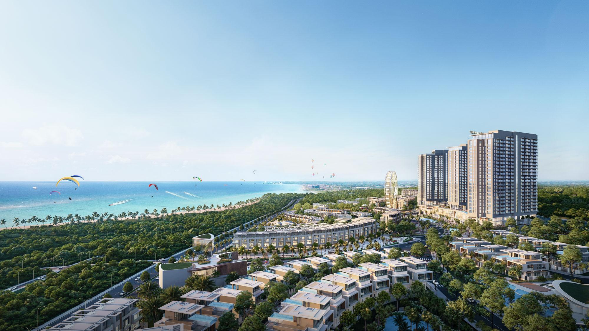 Mũi Né Summerland được giới đầu tư “săn đón” nhờ sở hữu vị trí chiến lược, ngay trung tâm thành phố Phan Thiết.