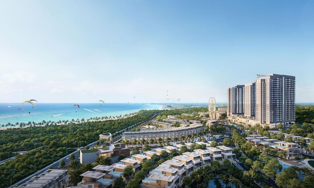Mũi Né Summerland được giới đầu tư “săn đón” nhờ sở hữu vị trí chiến lược, ngay trung tâm thành phố Phan Thiết.