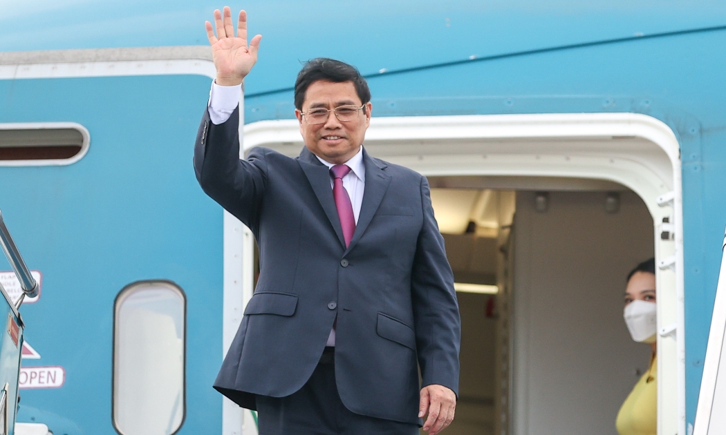 Thủ tướng Phạm Minh Chính lên đường sang Mỹ dự Hội nghị Cấp cao Đặc biệt ASEAN-Mỹ và làm việc tại Liên hợp quốc - Ảnh: VGP