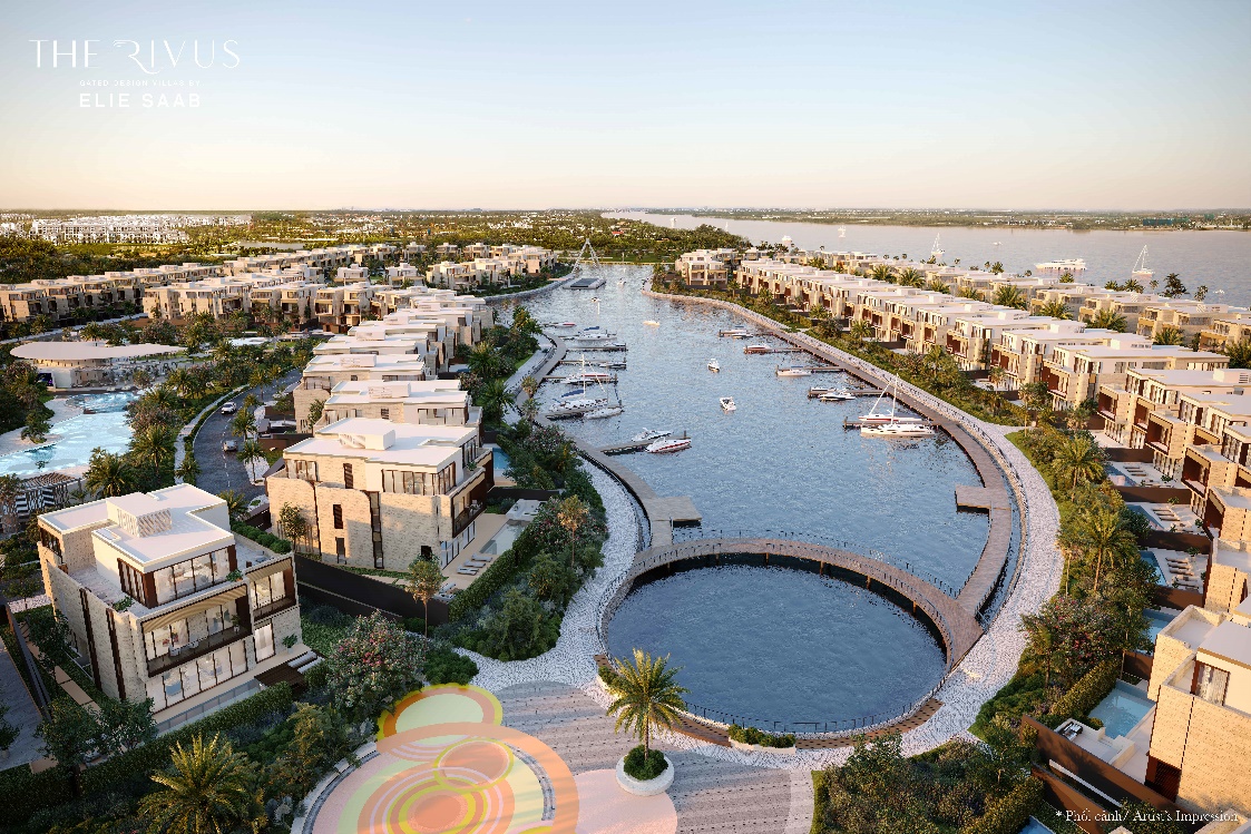 Phối cảnh tổng thể dự án The Rivus.