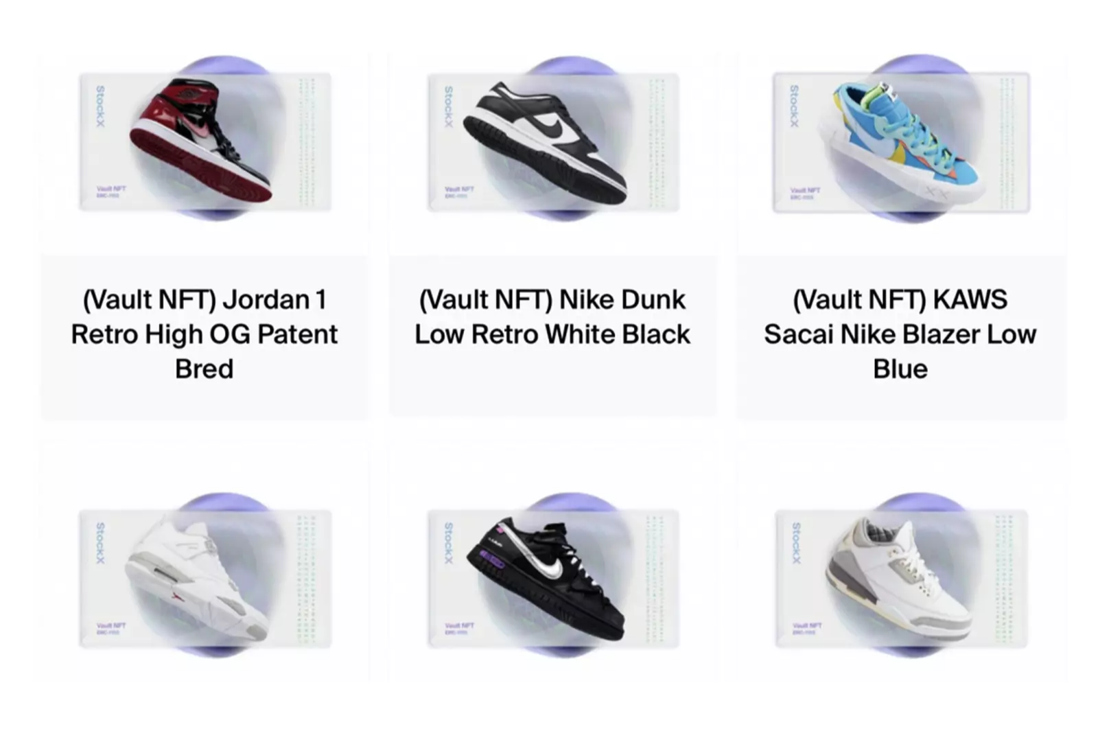 Những sản phẩm&nbsp;Vault NFT được quảng c&aacute;o...