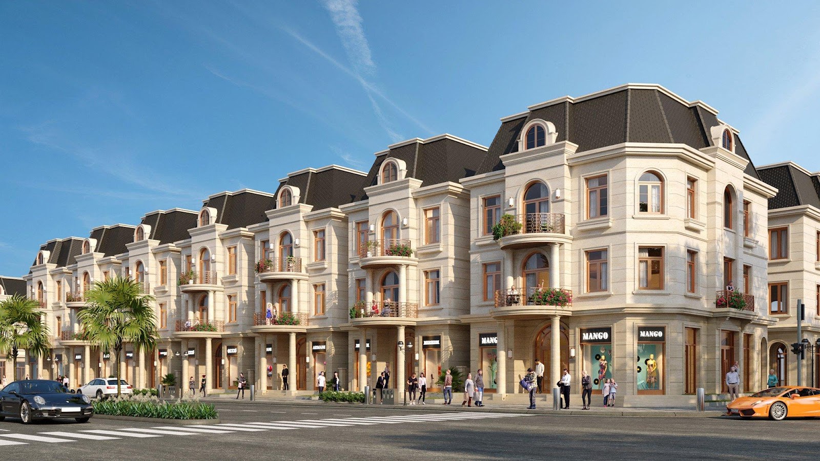 Những phiến đ&aacute; Travertine mang đến cho Regal Legend vẻ đẹp tổng thể h&agrave;i h&ograve;a, sắc sảo.