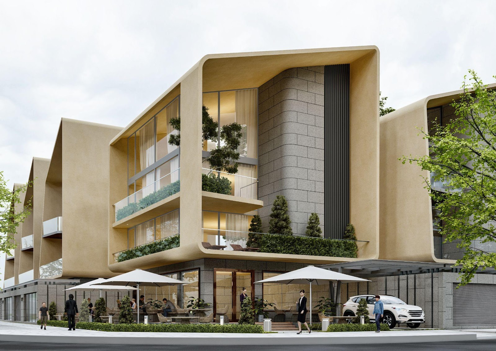 Sơn Dryvit mang lại diện mạo xa hoa, bắt mắt c&ugrave;ng chất lượng đẳng cấp cho mỗi c&ocirc;ng tr&igrave;nh tại Regal Legend.