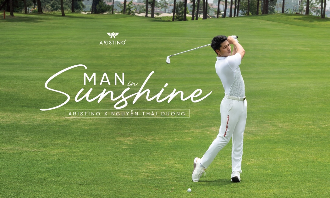 Ông Nguyễn Thái Dương - Huấn luyện viên trưởng đội tuyển Quốc gia golf Việt Nam trong vai trò Đại sứ thương hiệu Aristino Golf.