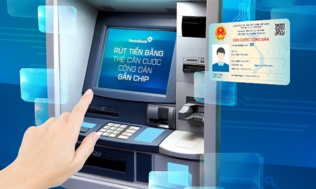 Căn cước công dân được tích hợp thêm chức năng rút tiền tại các ATM