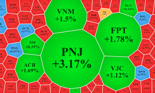 Cổ phiếu nhỏ tiếp tục rớt thảm, vốn nội chống đỡ ở blue-chips