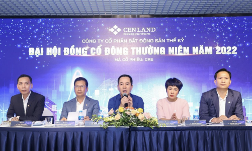 Cen Land đặt mục tiêu lợi nhuận năm 2022 tăng 57,4%