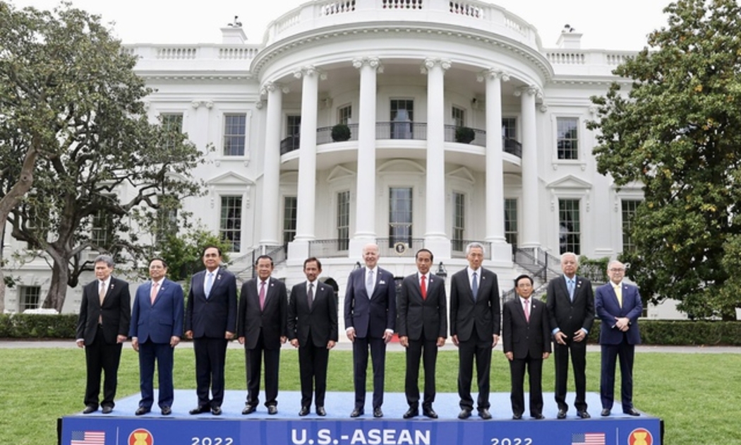 Tổng thống Mỹ Joe Biden tiếp đón các nhà lãnh đạo ASEAN - Ảnh: VGP