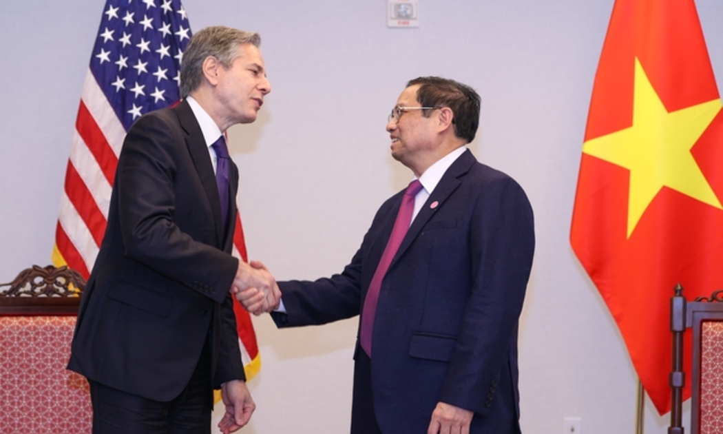 Thủ tướng Chính phủ Phạm Minh Chính tiếp Ngoại trưởng Hoa Kỳ Antony Blinken - Ảnh: VGP.