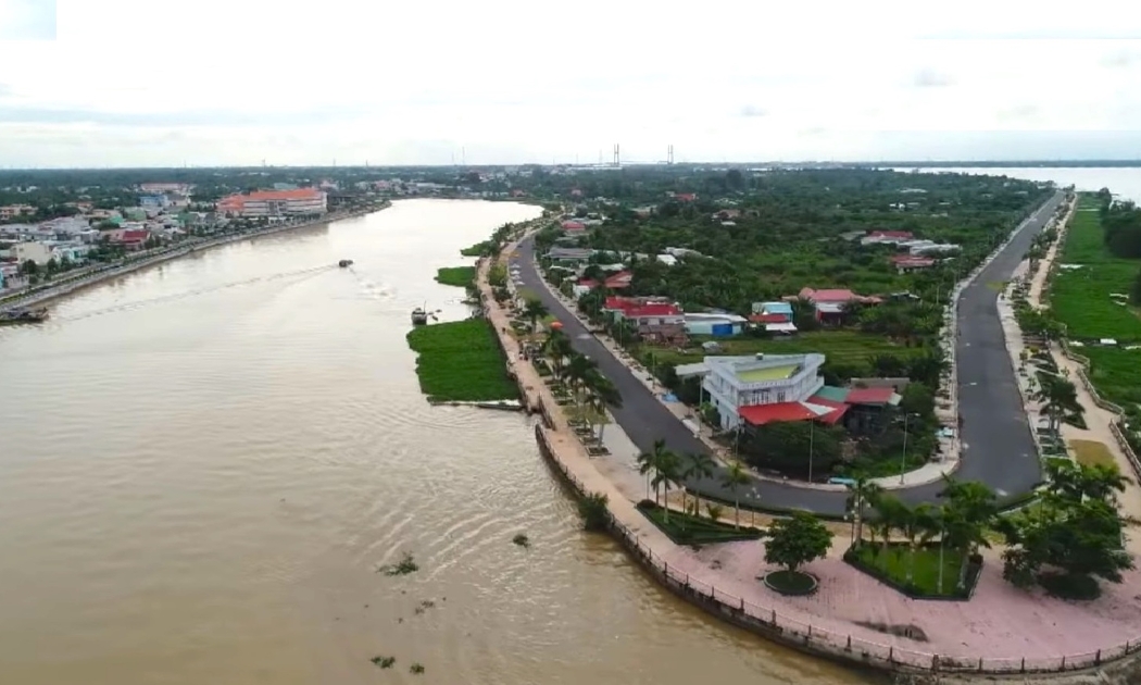 Một góc khu vực Cồn Chim, TP. Vĩnh Long, tỉnh Vĩnh Long.