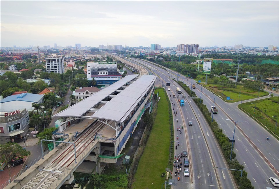 Sau khi hoàn thành, metro 3A sẽ kết nối với tuyến metro số 1.