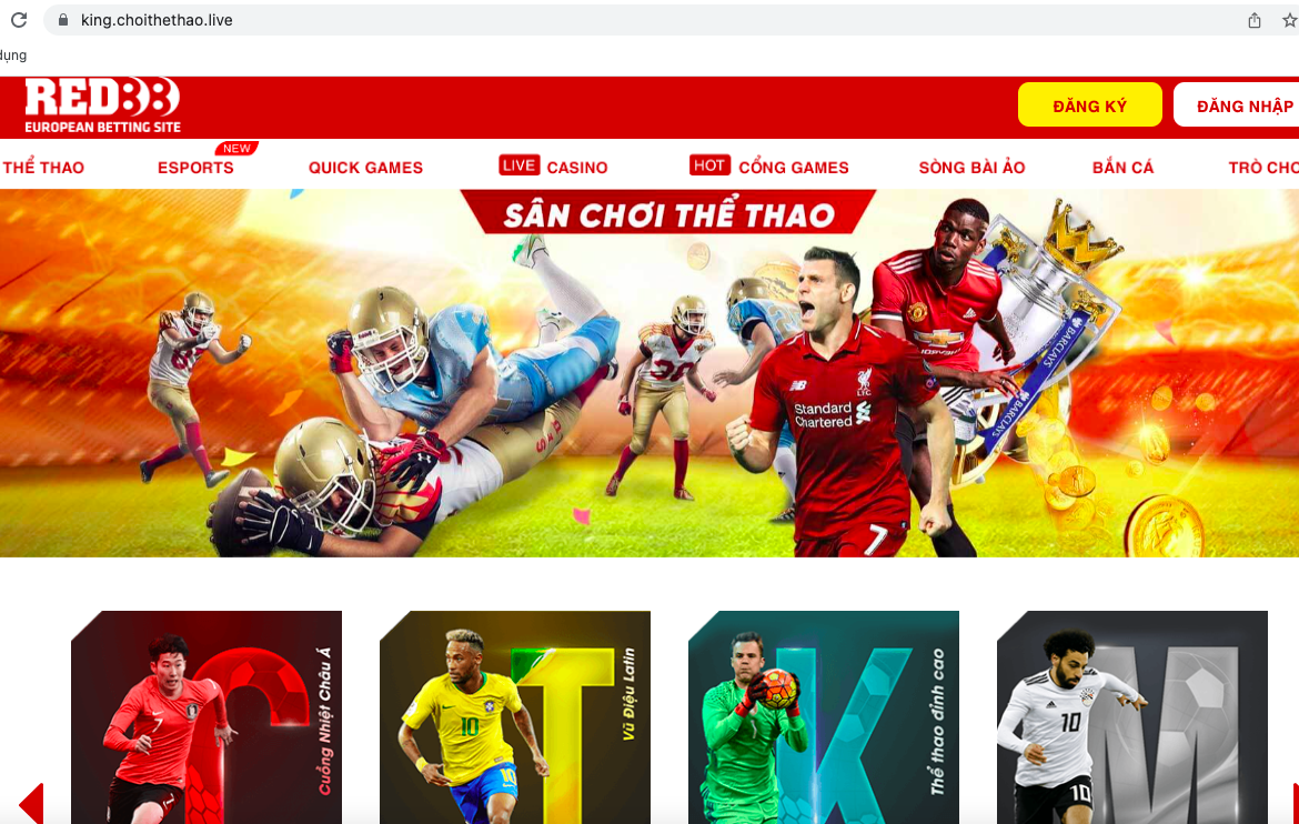 Theo Cục Phát thanh, Truyền hình và Thông tin điện tử, website https://king.choithethao.live có dấu hiệu vi phạm pháp luật - Ảnh chụp màn hình.