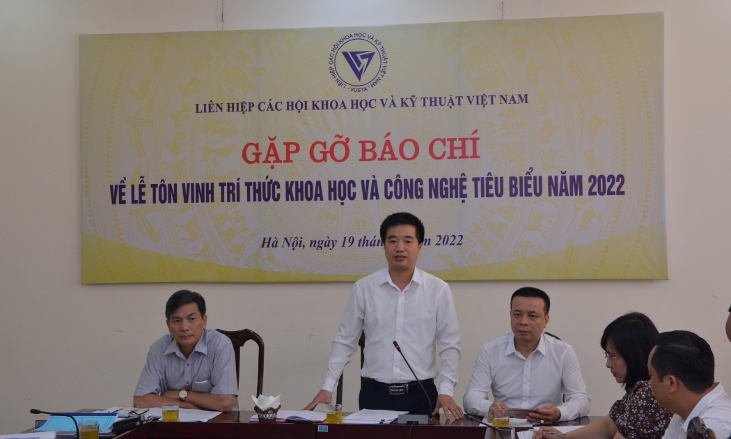 Liên Hiệp các Hội Khoa học và Kỹ thuật Việt Nam thông tin với báo chí về lễ tôn vinh