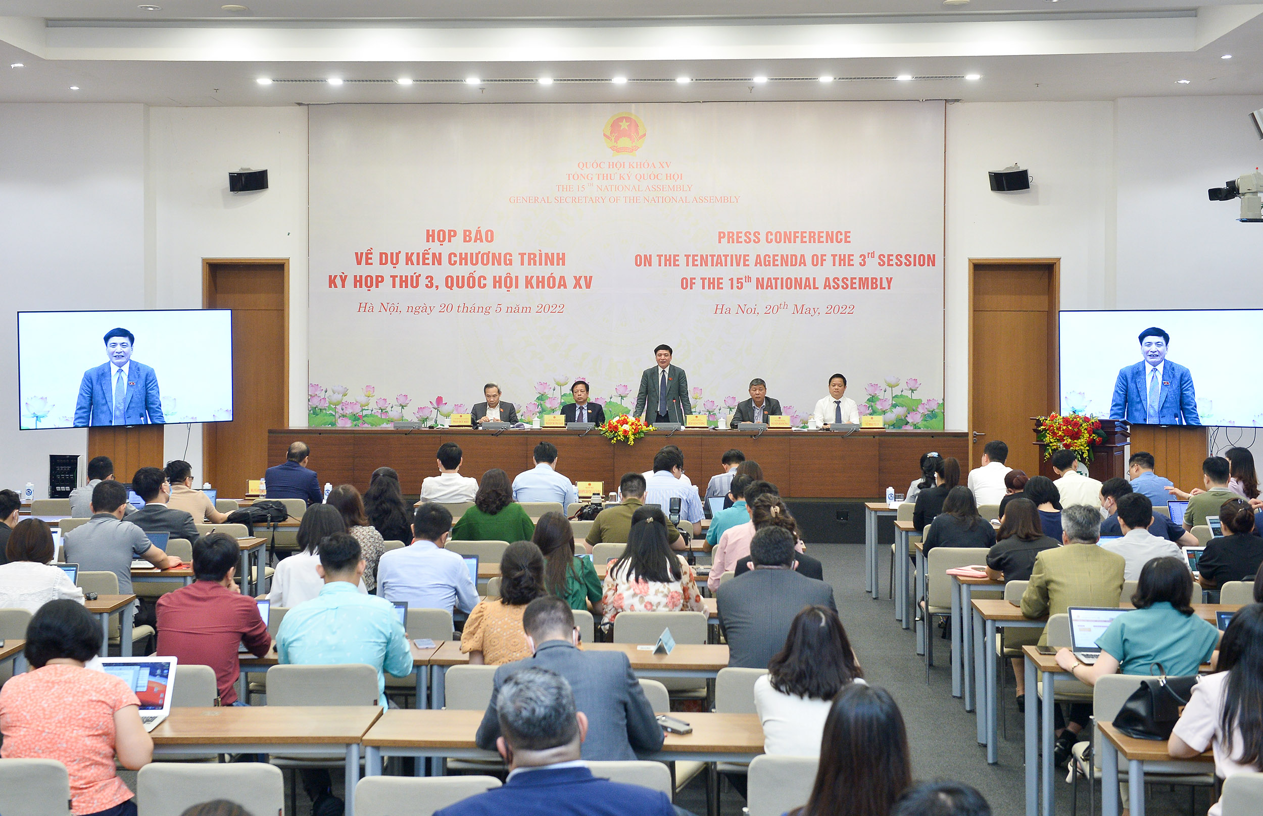 To&agrave;n cảnh họp b&aacute;o - Ảnh: Quochoi.vn