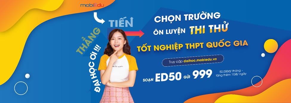 Đăng k&yacute; &ocirc;n thi tốt nghiệp THPT Quốc gia c&ugrave;ng mobiEdu.