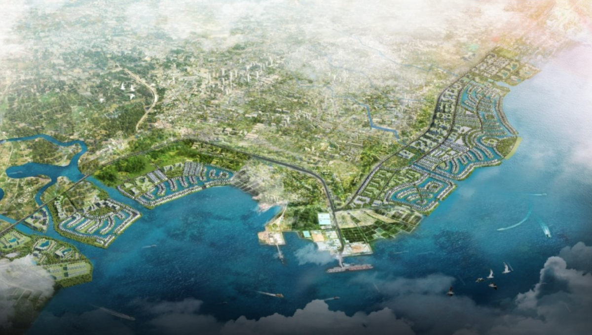 Ph&ocirc;́i cảnh t&ocirc;̉ng th&ecirc;̉ Khu đô thị ven Vịnh Cam Ranh (Khu 3)&nbsp; - Nguồn: UBND TP. Cam Ranh.