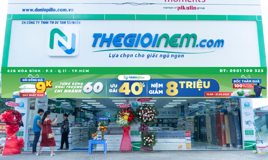 Thế giới Nệm - Lựa chọn cho giấc ngủ ngon của mọi nhà.