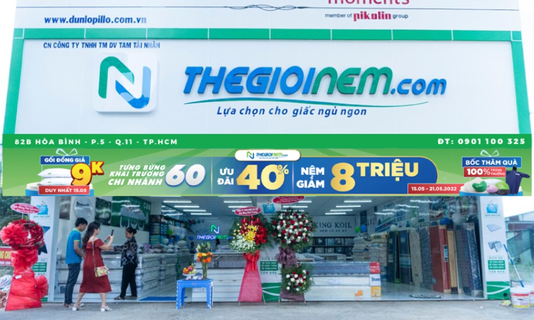 Thế giới Nệm - Lựa chọn cho giấc ngủ ngon của mọi nhà.