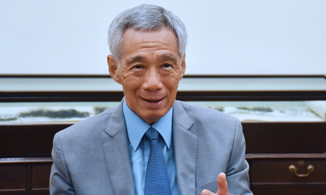 Thủ tướng Singapore Lý Hiển Long trong cuộc phỏng vấn độc quyền với Nikkei Asia ngày 20/5 - Ảnh: Nikkei Asia