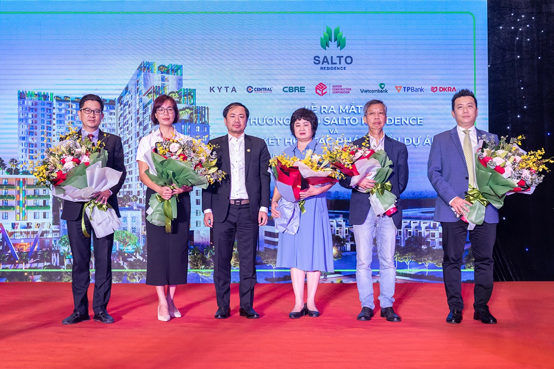 Sự hợp tác giữa các thương hiệu hàng đầu trong lĩnh vực bất động sản bảo chứng chất lượng căn hộ cao cấp Salto Residence.