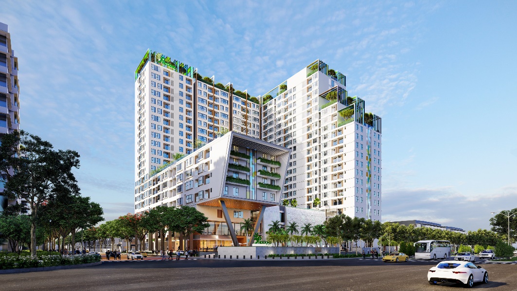 Salto Residence tọa lạc mặt tiền đường Nguyễn Thị Định, nằm trong Khu đô thị Xanh kiểu mẫu PhoDong Village.