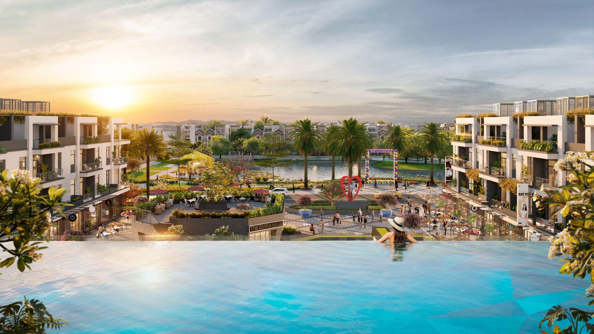 Một cuộc sống như nghỉ dưỡng hiện hữu tại BV Diamond Hill. Ảnh: Phối cảnh dự &aacute;n BV Diamond Hill.