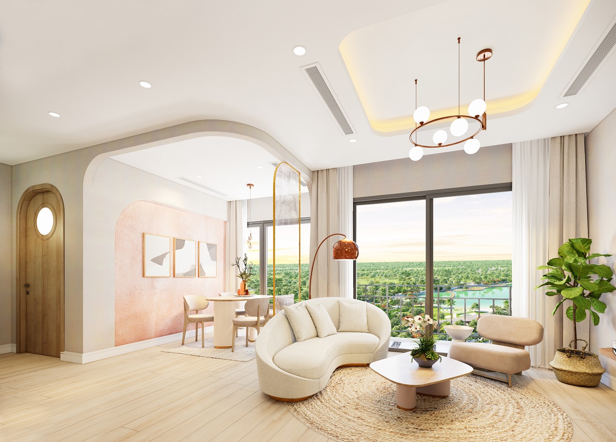 Những căn hộ mang phong cách hiện đại, trẻ trung với không gian sống xanh đang là mục tiêu tìm kiếm của thế hệ công dân 4.0. 