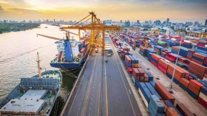 5M goods throughput at seaports barely rises
