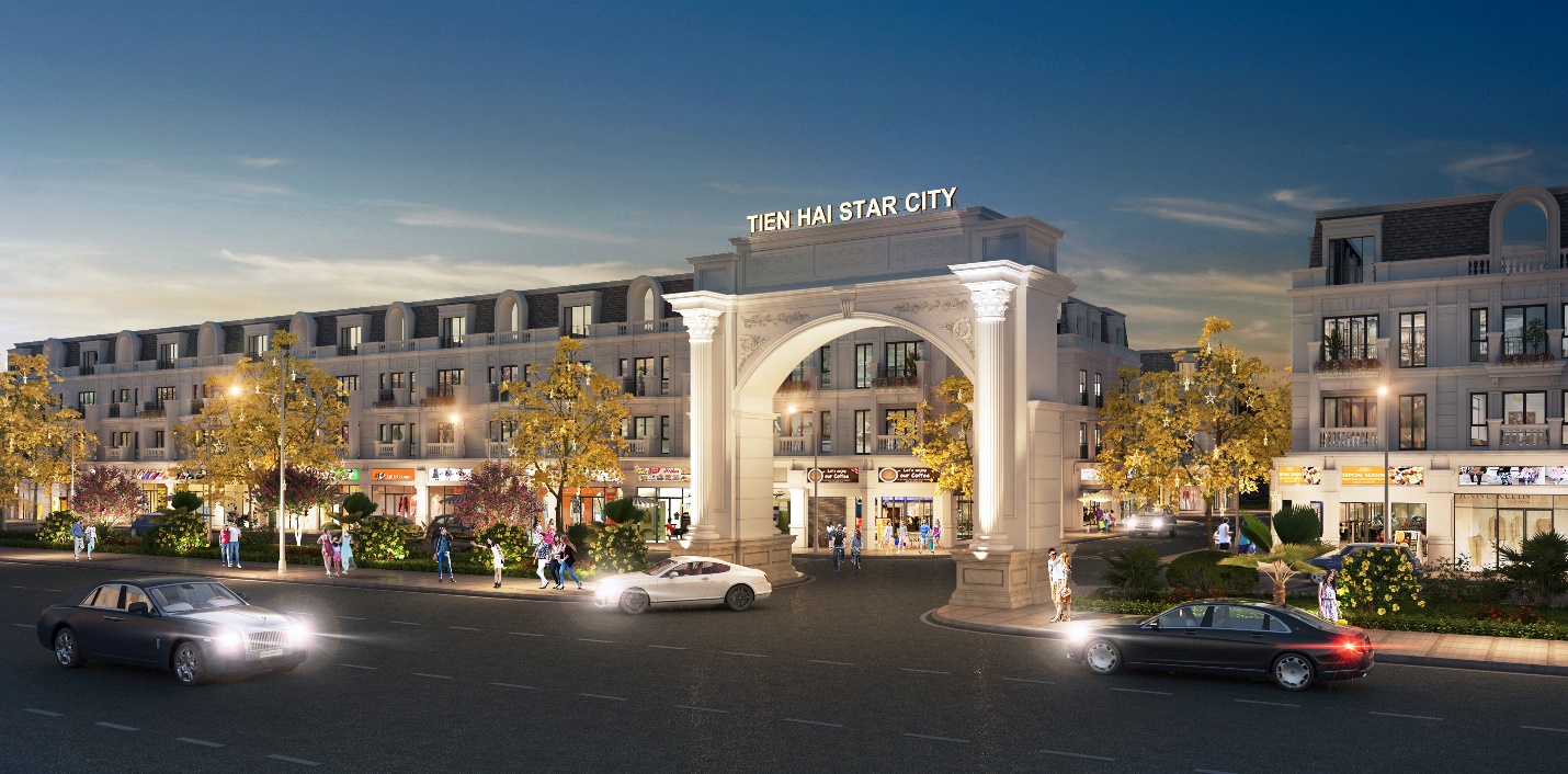 Khu đô thị Tiền Hải Star City với quy hoạch tiện ích bài bản, đồng bộ, hiện đại.