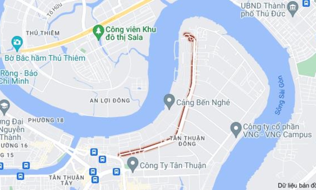Đường Bến Nghé là một trong những cung đường huyết mạch tại “bán đảo” phường Tân Thuận Đông, quận 7.