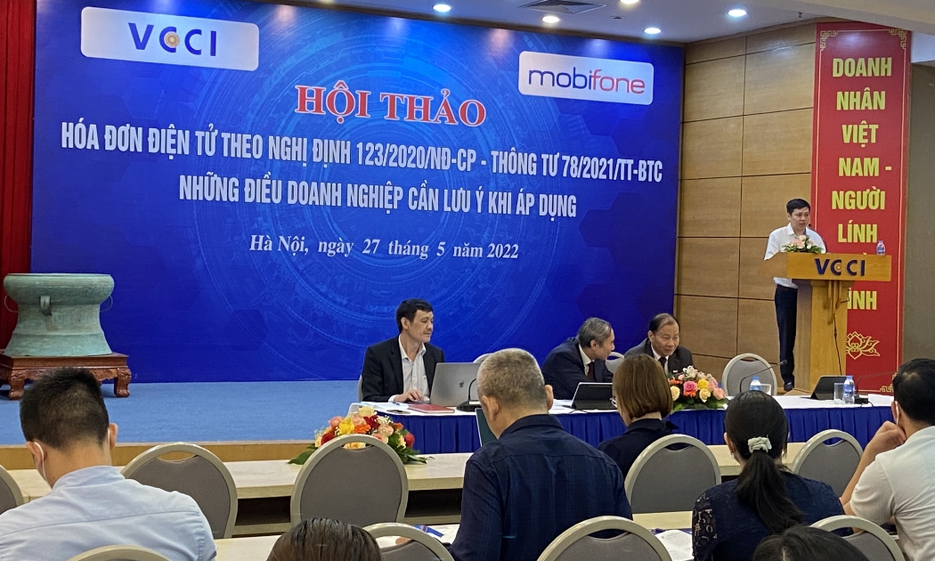 Hội thảo “Hoá đơn điện tử theo Nghị định 123/2020 và Thông tư số 78/2021 – Những điều doanh nghiệp cần lưu ý khi áp dụng”.