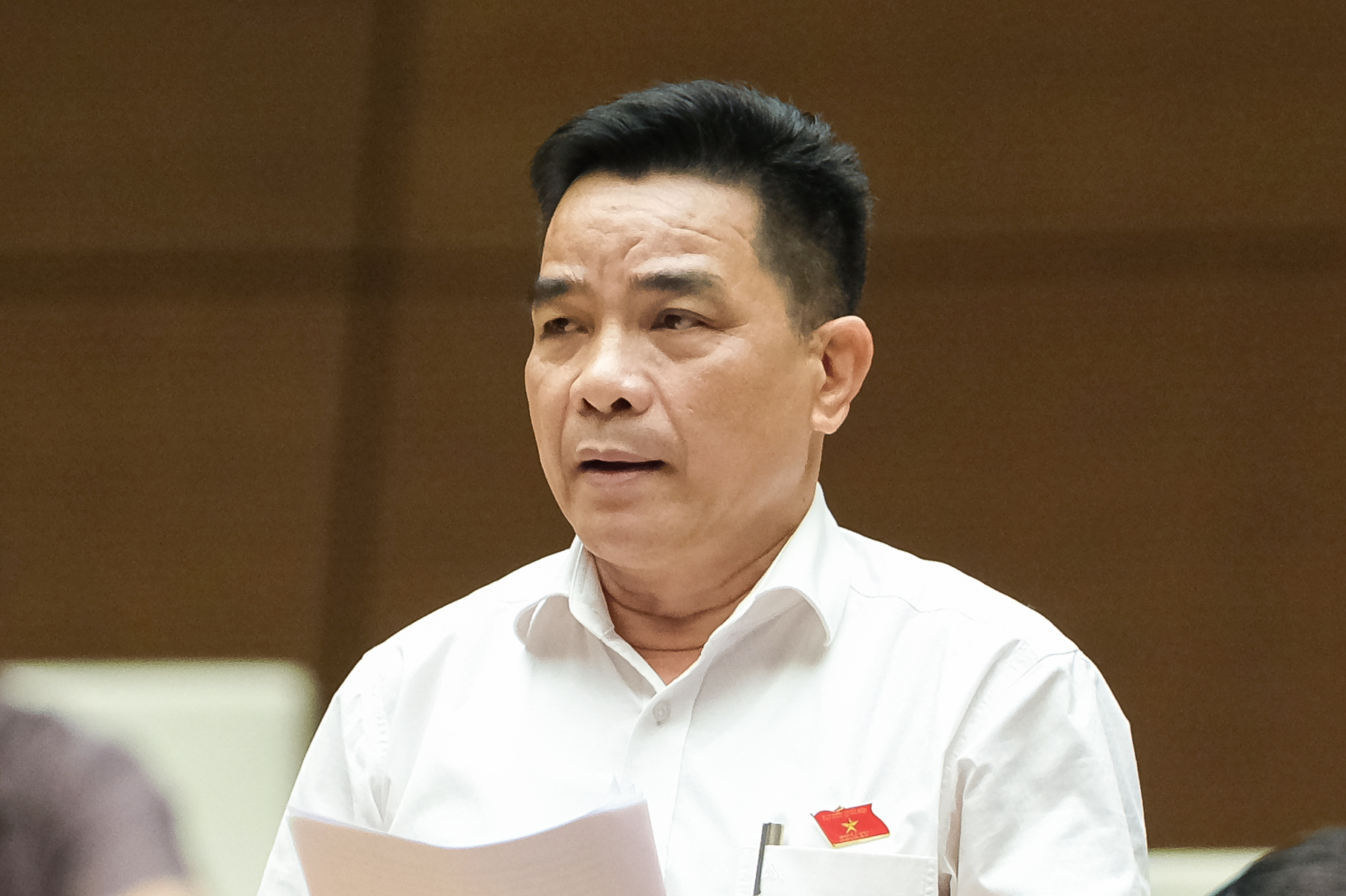 Đại biểu L&ecirc; Văn Dũng (Quảng Nam) - Ảnh: Quochoi.vn