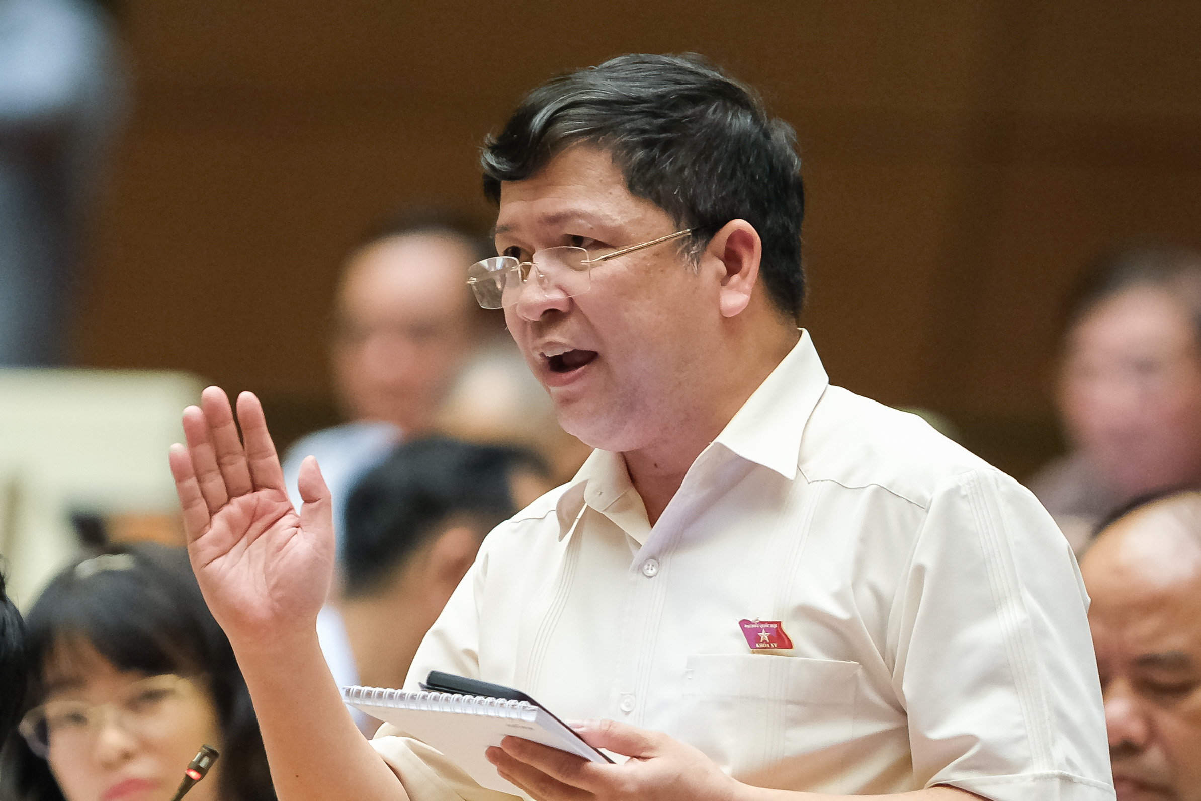 Đại biểu Tạ Văn Hạ (Quảng Nam) - Ảnh: Quochoi.vn