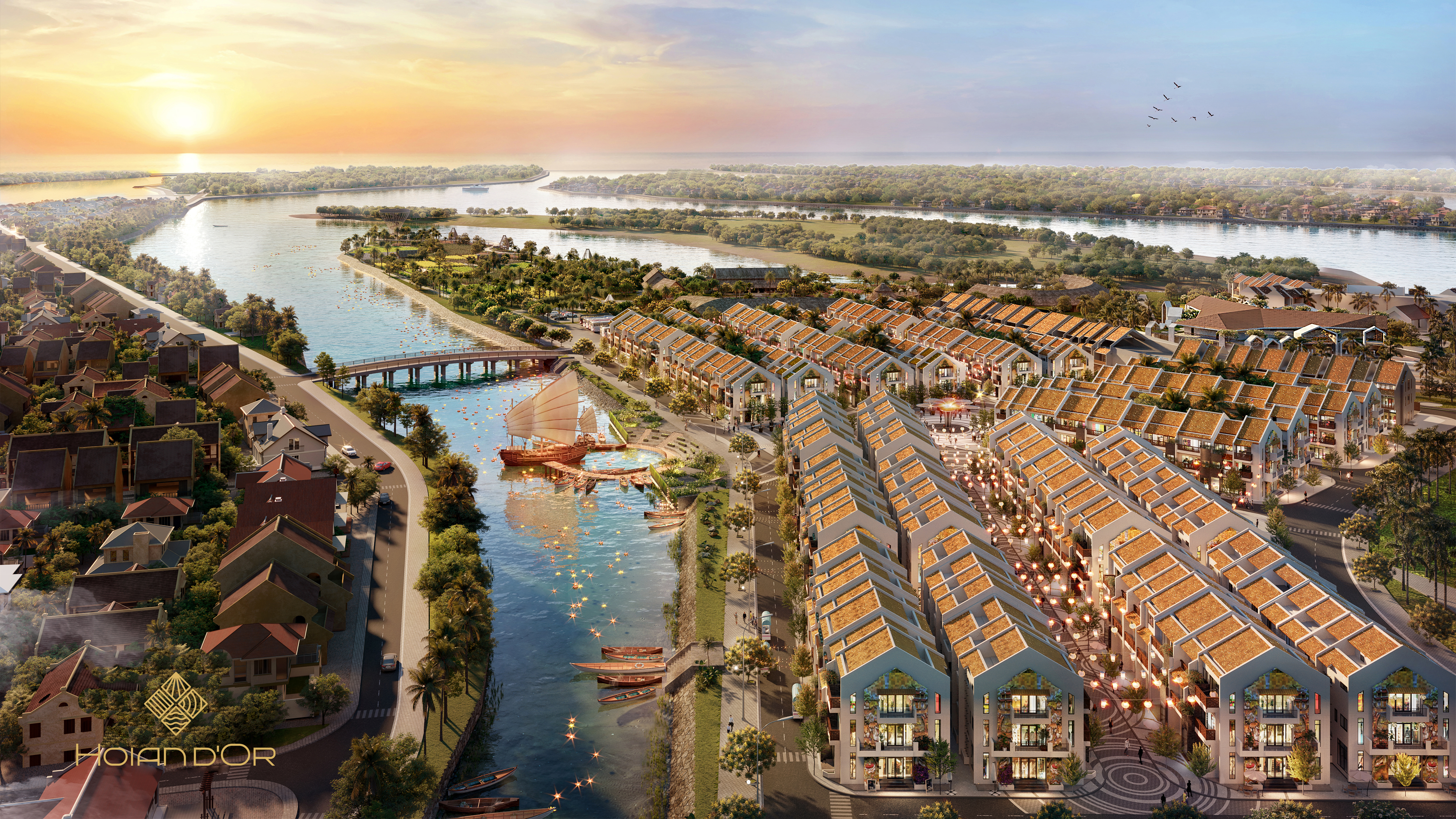 Hoian d’Or mang đến đặc quyền nghỉ dưỡng hoàn hảo giữa lòng Hội An với hàng loạt công trình biểu tượng vô giá.