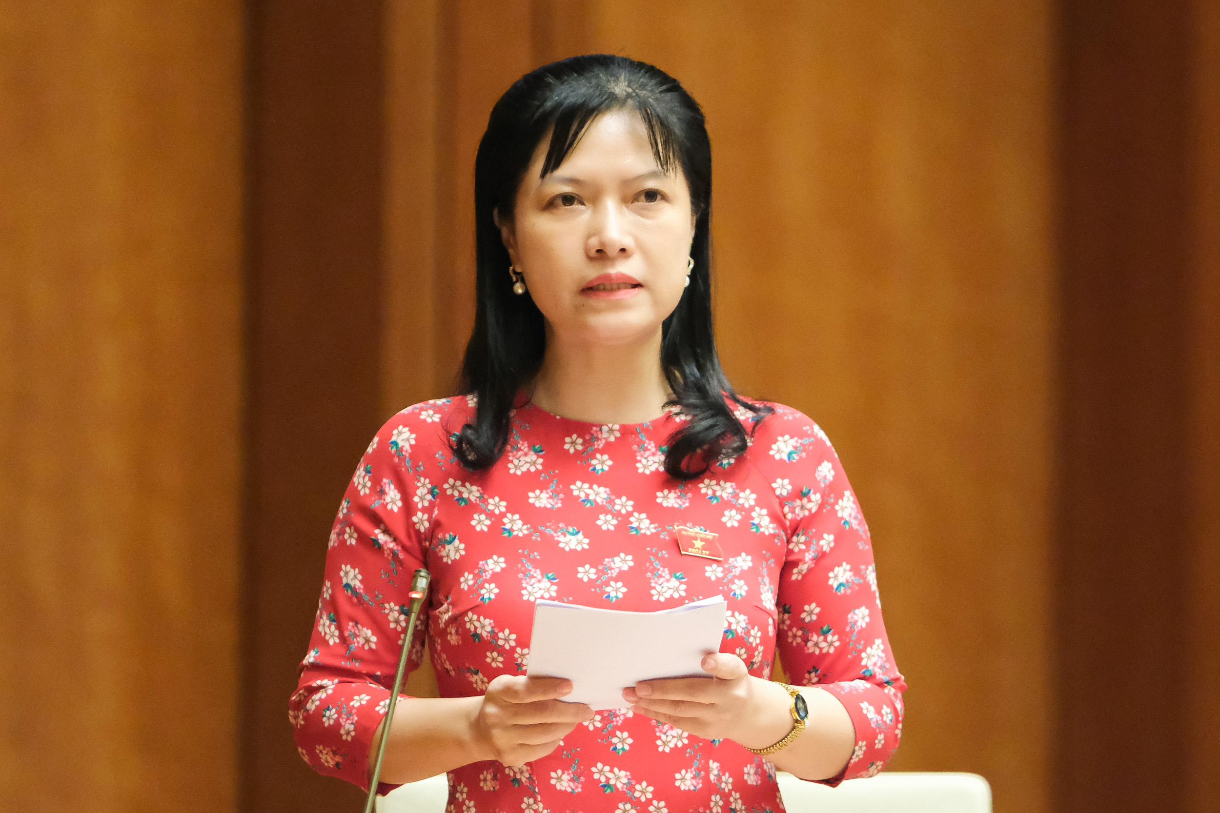 Đại biểu Tạ Thị Yên (Điện Biên) - Ảnh: Quochoi.vn