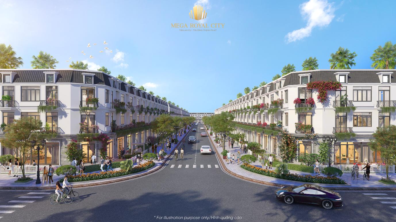 Phối cảnh dự &aacute;n Mega Royal City.