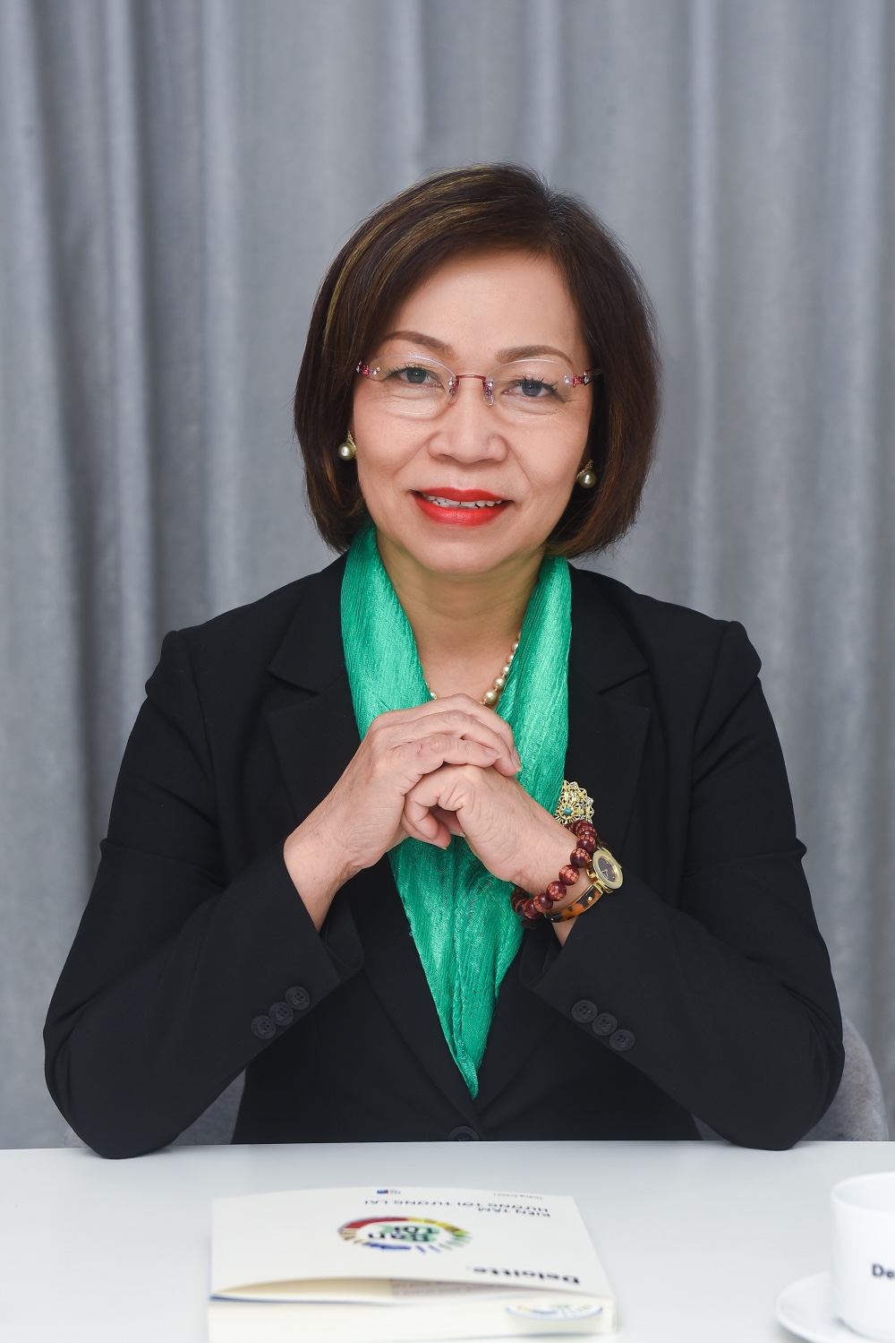 B&agrave; H&agrave; Thu Thanh, Chủ tịch Mạng lưới c&aacute;c doanh nghiệp Việt Nam hỗ trợ ph&aacute;t triển quyền năng phụ nữ (VBCWE).