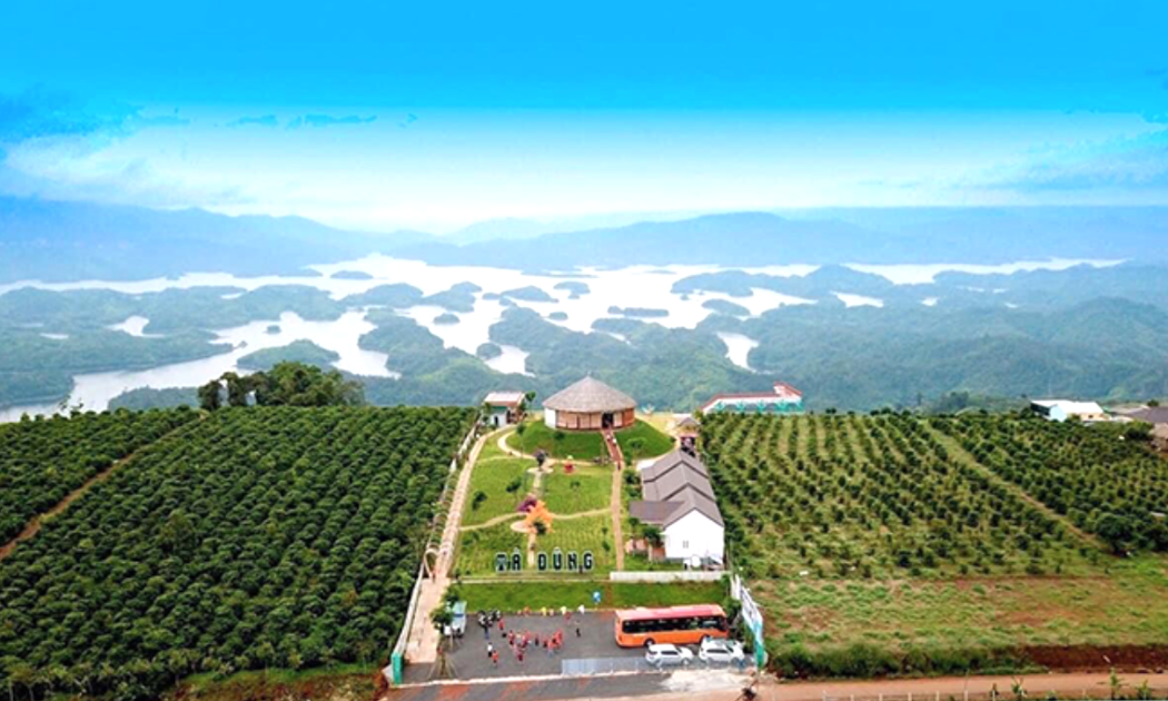 Khu vực hồ Tà Đùng, tỉnh Đắk Nông.