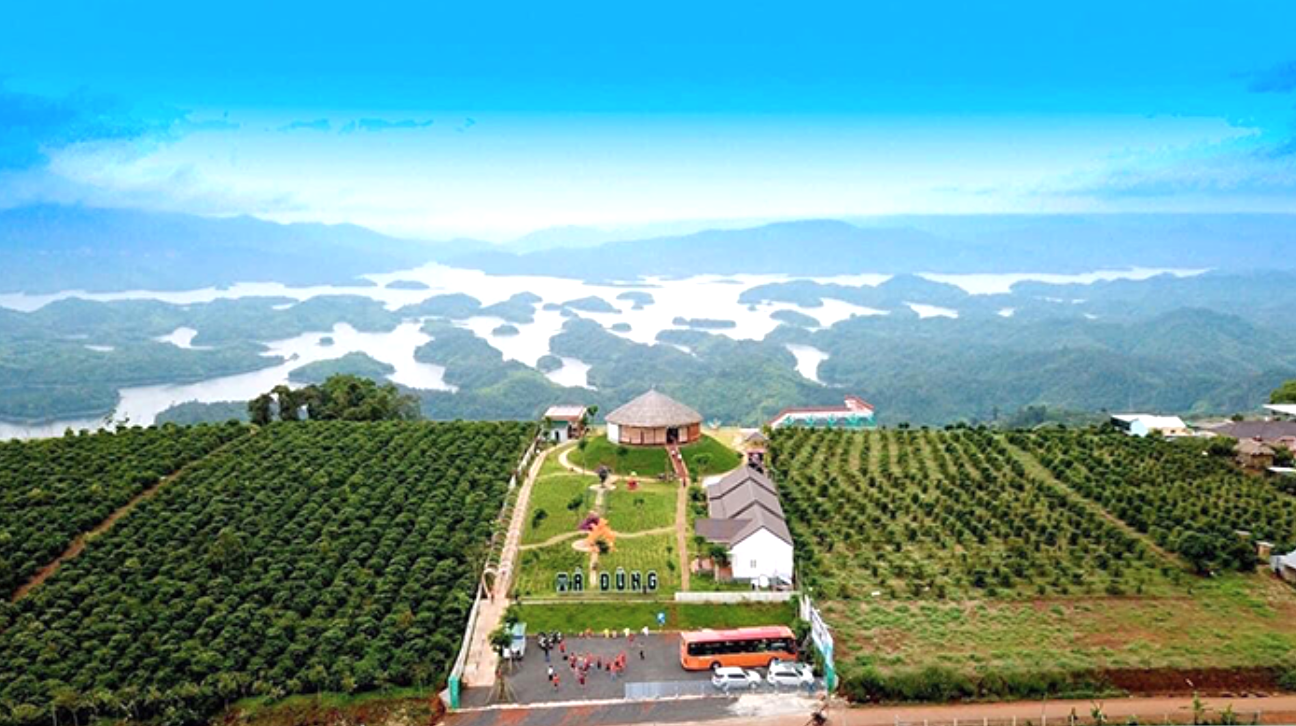 Khu vực hồ Tà Đùng, tỉnh Đắk Nông.