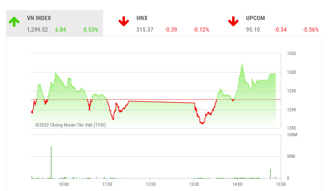TVSI duy trì quan điểm về tầm nhìn của đợt hồi phục hướng về vùng 1.350 – 1.370 điểm của VN-Index.