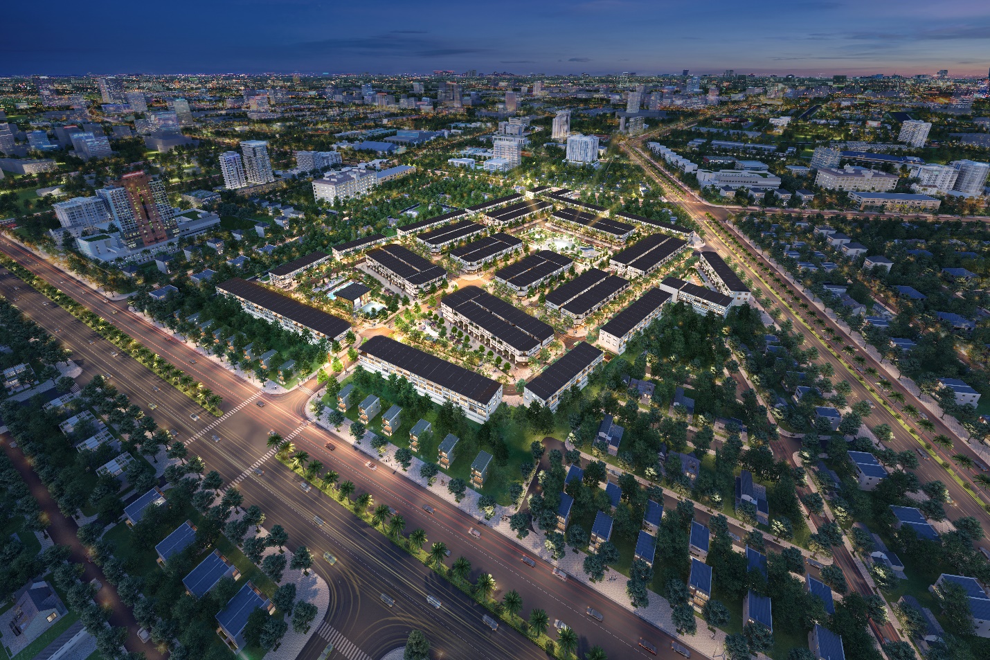 Phối cảnh Dự án Cát Tường Park House sắp được ra mắt.