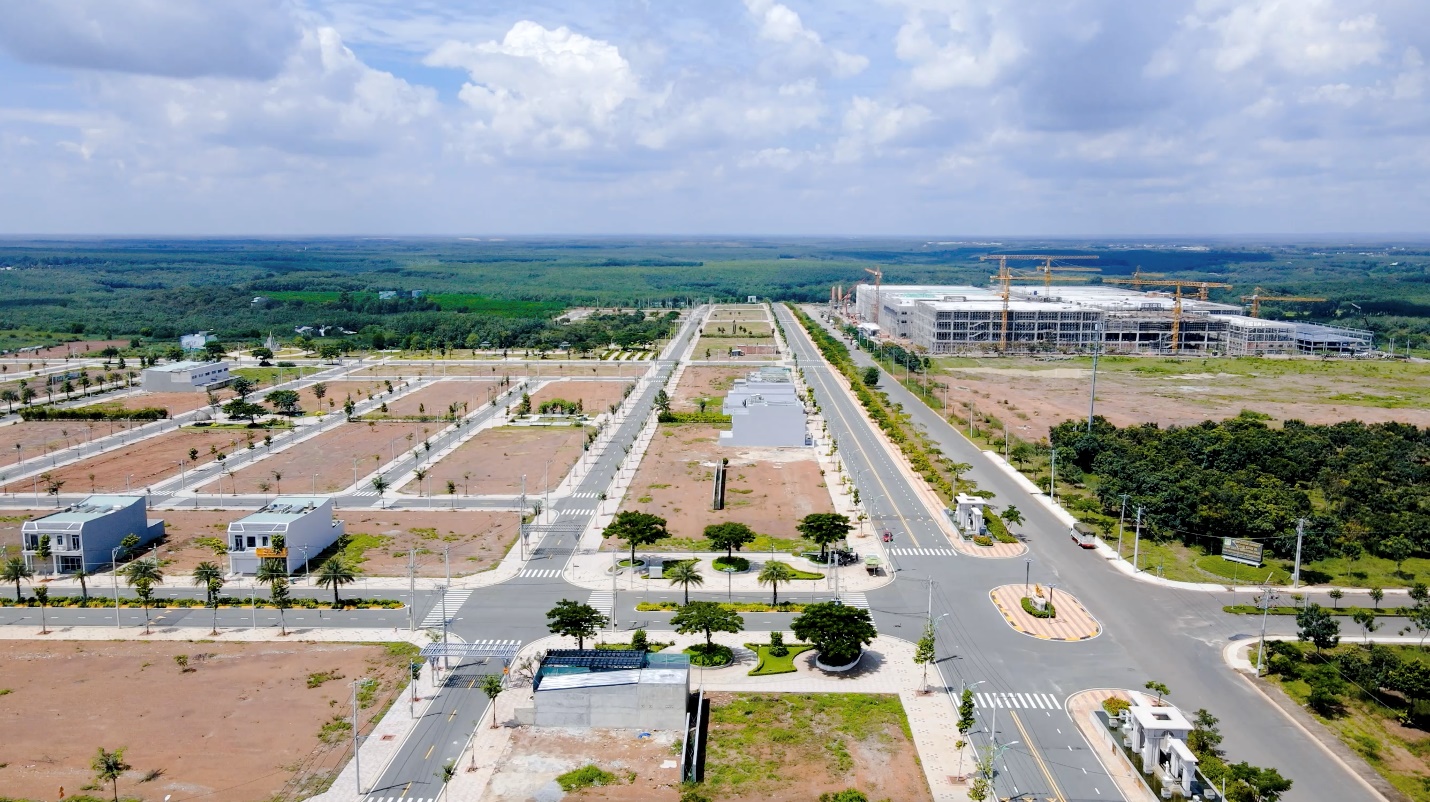 Bất động sản Bình Phước ngày càng phát triển (Hình ảnh thực tế dự án Cát Tường Phú Hưng tại thành phố Đồng Xoài).