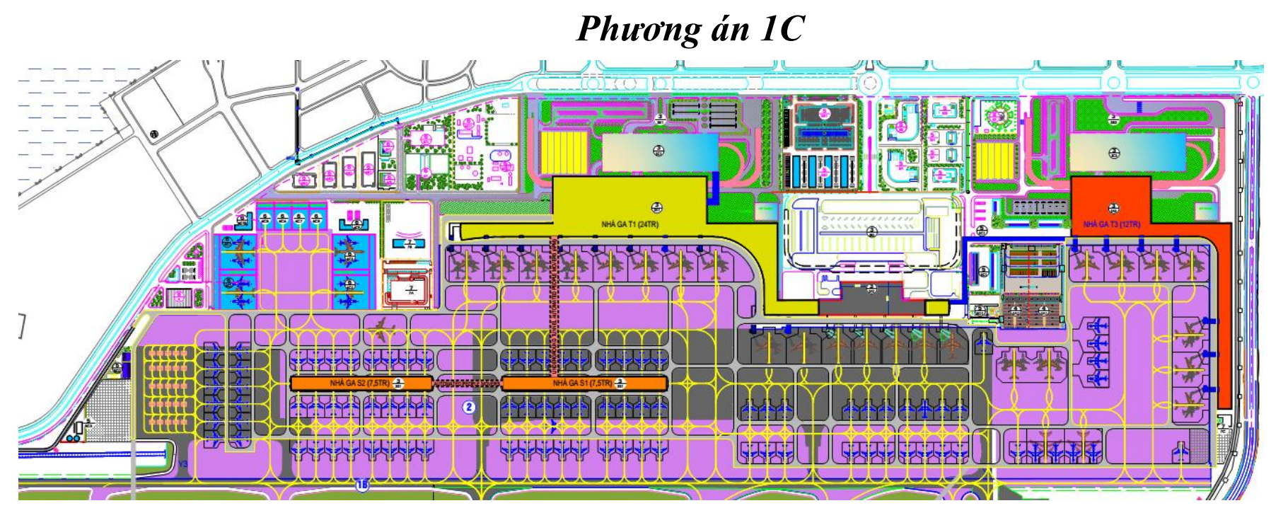 Sau năm 2030 sẽ&nbsp;x&acirc;y mới nh&agrave; ga T3 (quốc nội) c&ocirc;ng suất 12 triệu h&agrave;nh kh&aacute;ch/năm.