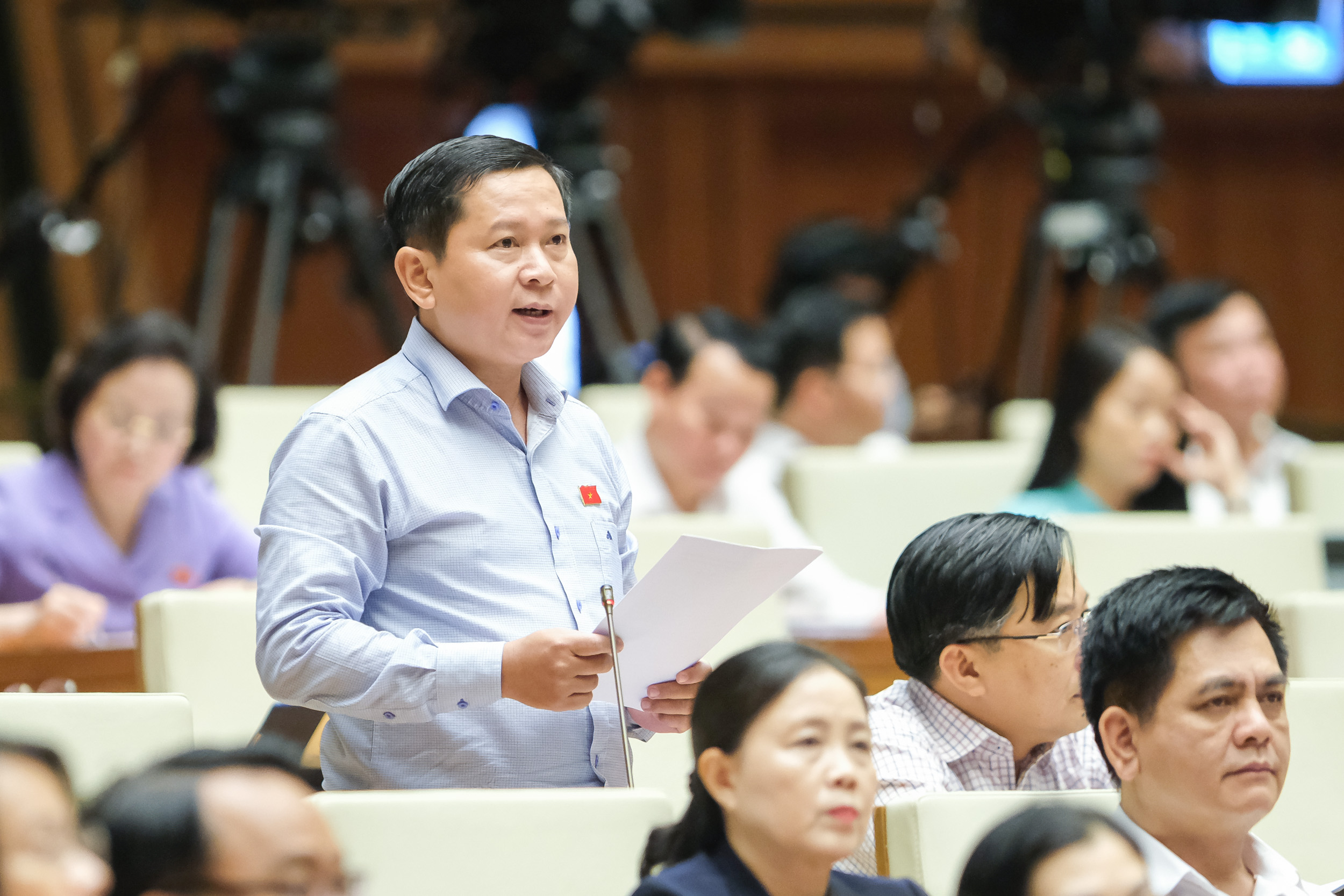 Đại biểu Tạ Minh Tâm - Ảnh: Quochoi.vn