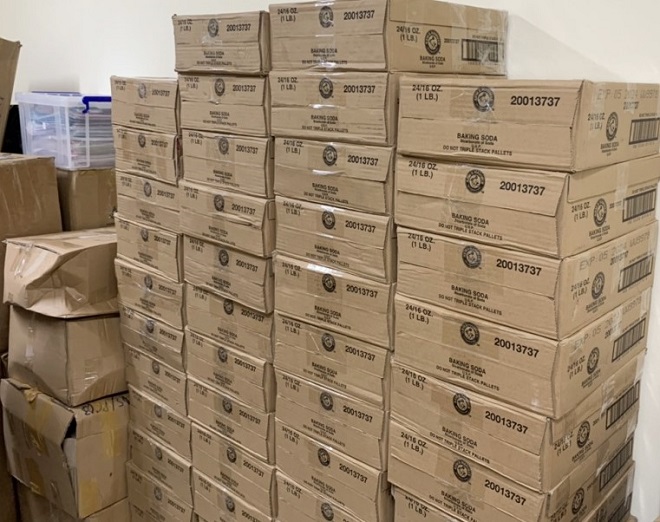 Lô hàng Baking Soda giả bị cơ quan chức năng thành phố Hà Nội bắt giữ, xử lý