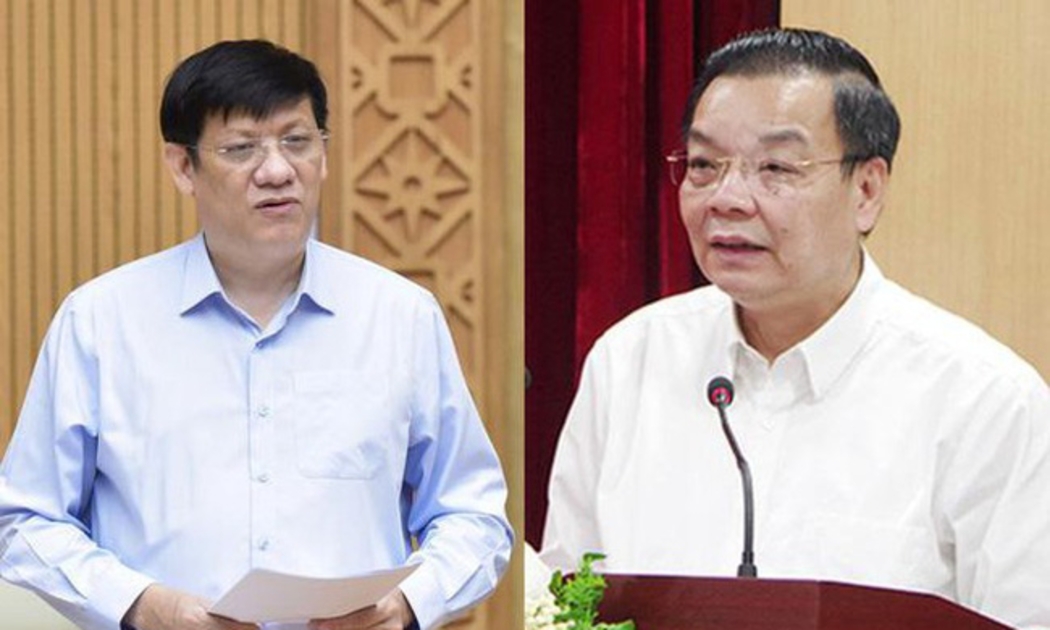 Ông Nguyễn Thanh Long và ông Chu Ngọc Anh - Ảnh: VTV