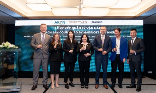 Marriott International ký thoả thuận với AKYN Hositality Group, mang thương hiệu Courtyard by Marriott đến Quy Nhơn