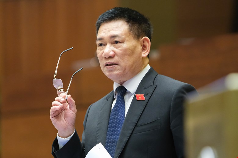 Bộ trưởng Bộ Tài chính Hồ Đức Phớc - Ảnh: Quochoi.vn